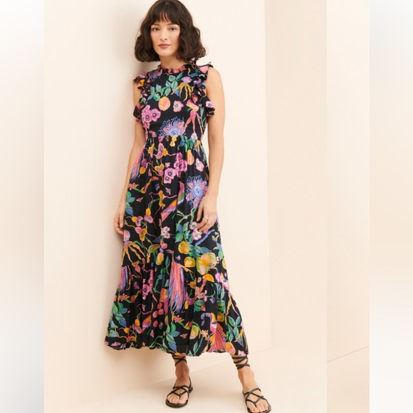 Banjanan Hannah Floral Maxi Dress in Size XS - Picture 1 of 6